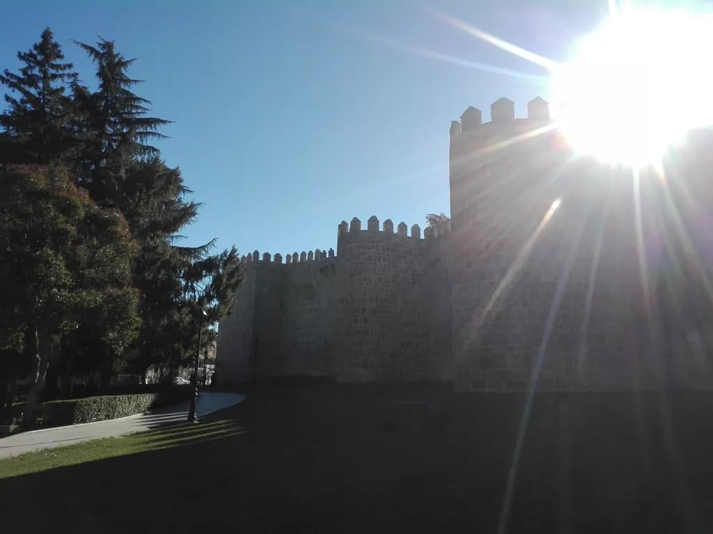 Whispers of Light: A Castle Beneath the Sky's Embrace