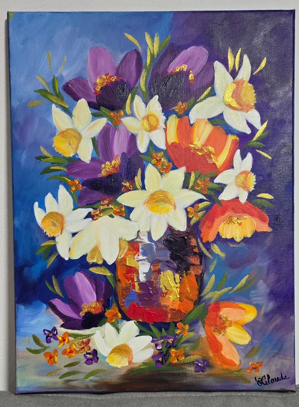 Vibrant Floral Symphony: A Colorful Celebration of Nature's Beauty