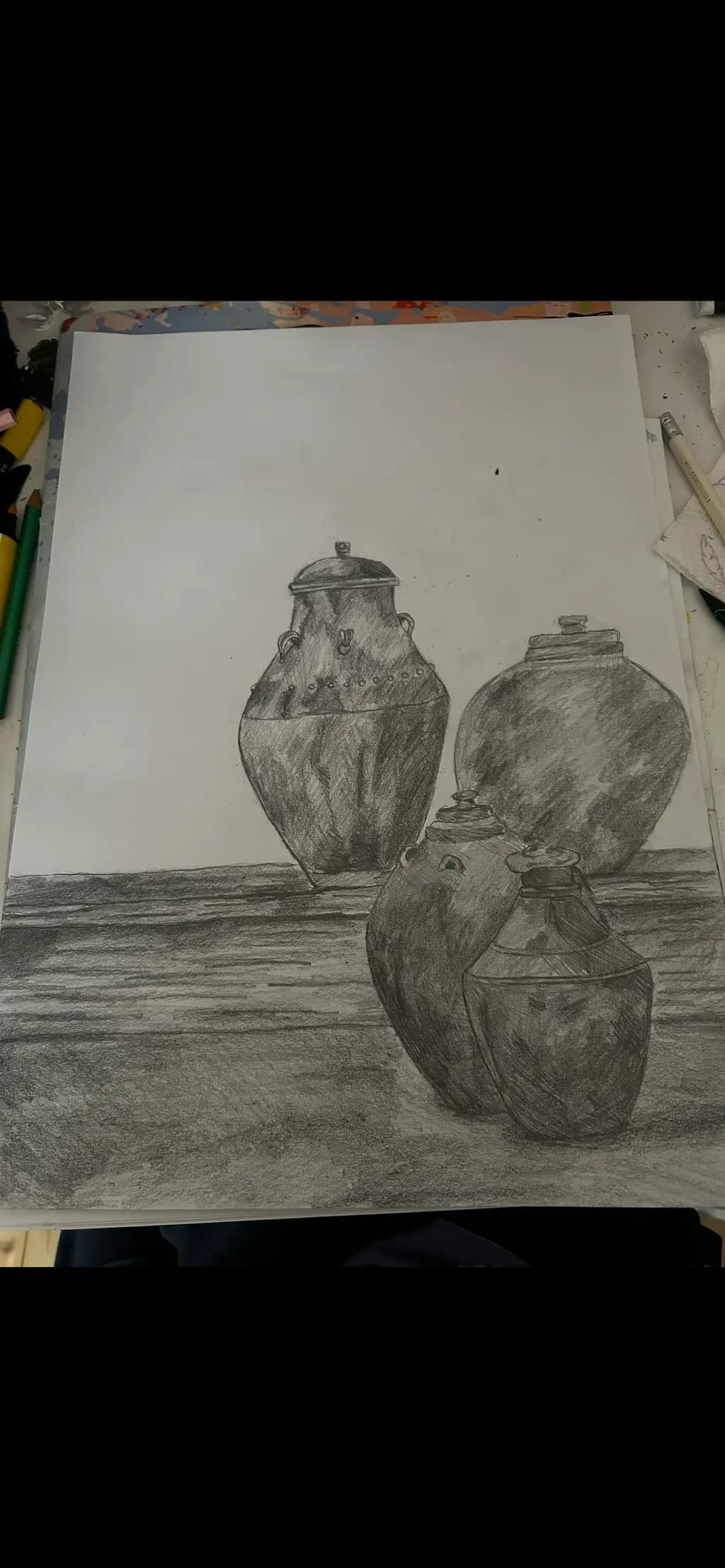 Whispers of Clay: A Still Life of Timeless Vessels