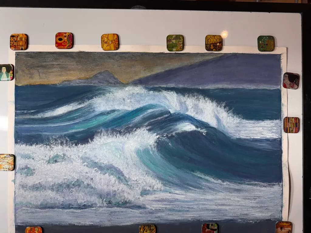 Ocean's Embrace: A Dance of Waves and Serenity