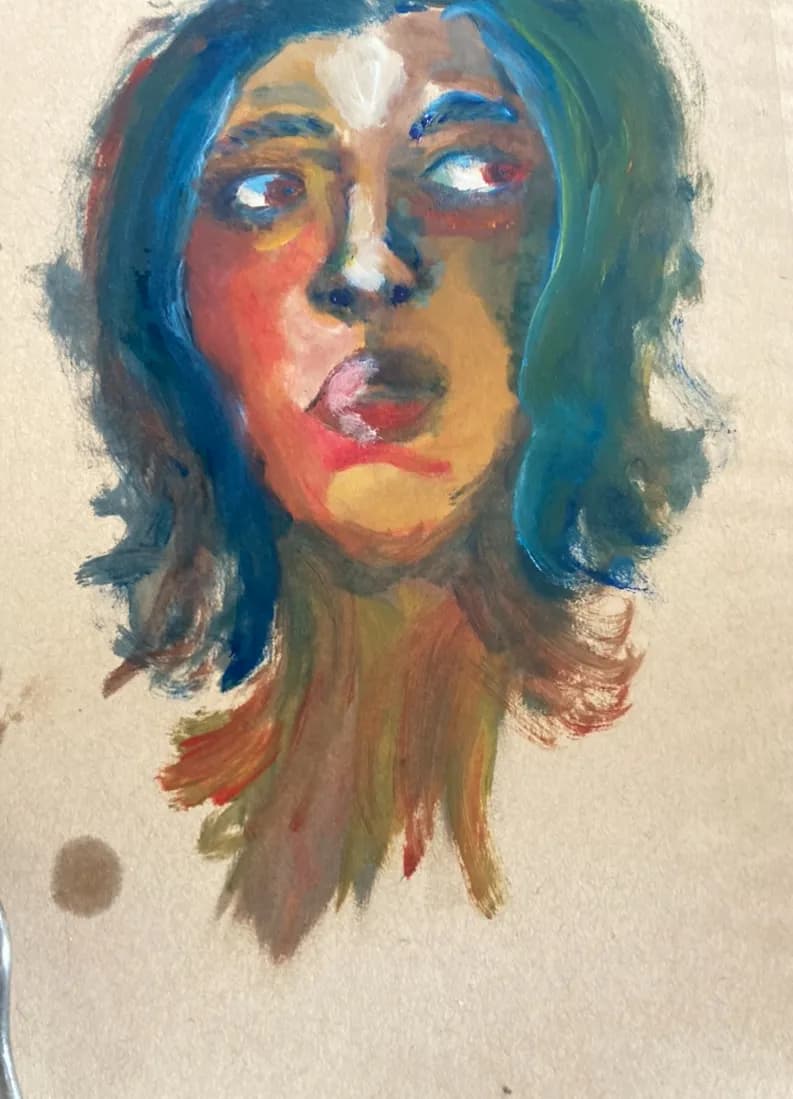 Vivid Expressions: An Abstract Portrait of Emotion and Color