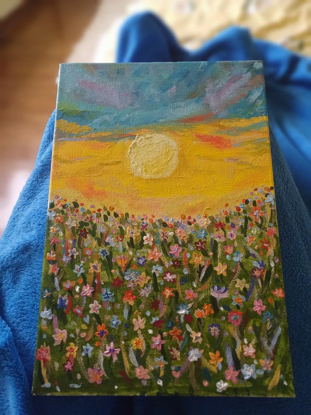 Sunlit Meadow: A Vibrant Celebration of Nature's Blooms