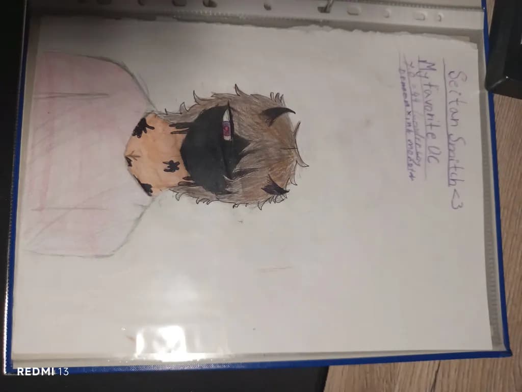 Whispers of the Shadowed Hero: An Anime Character Sketch of Seitan Smith