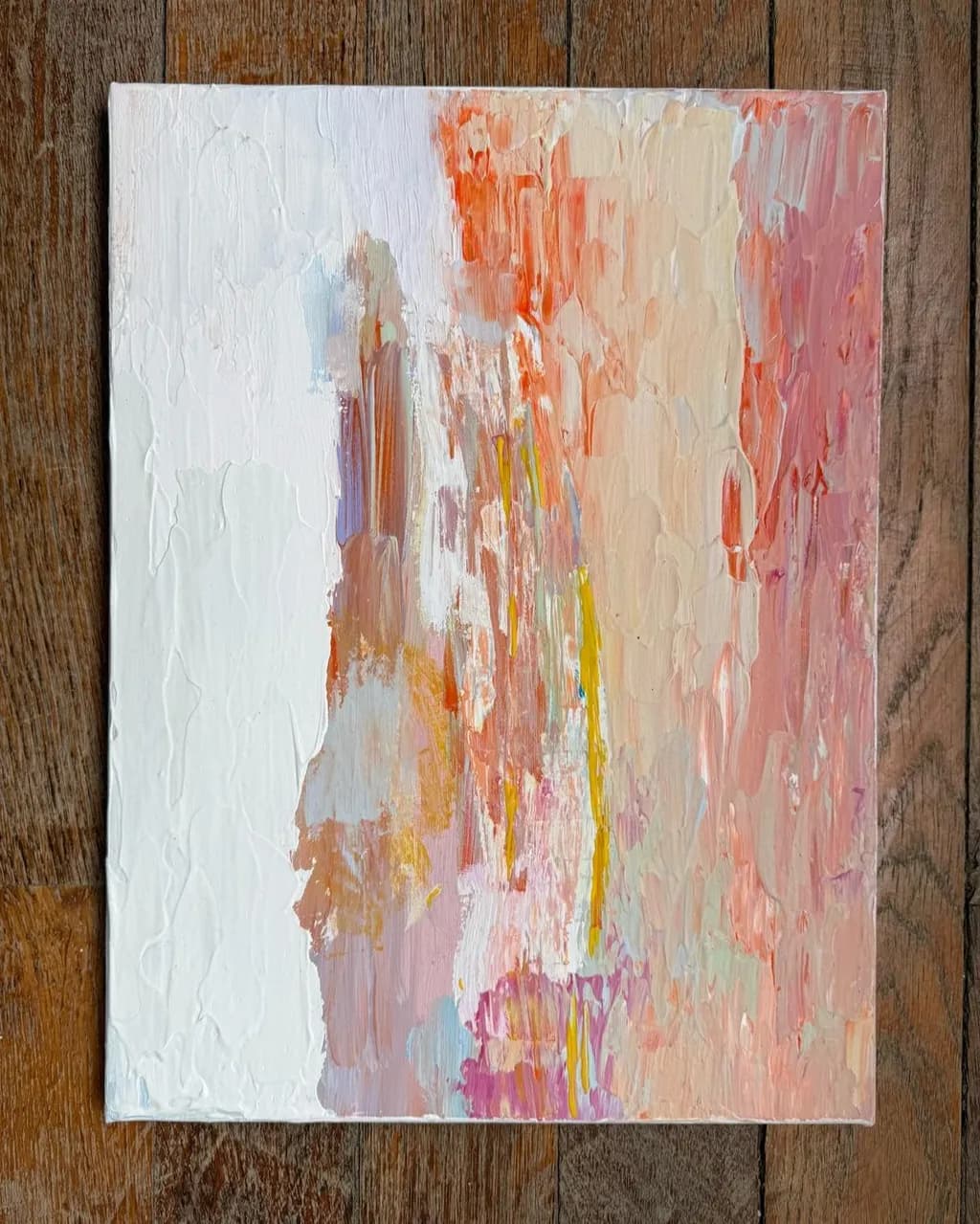 Whispers of Color: A Textured Journey Through Soft Hues and Bold Strokes