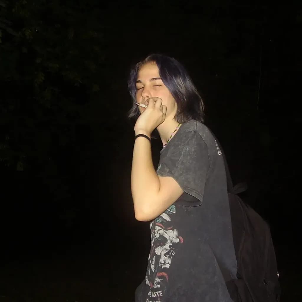 Whispers of the Night: A Portrait of Rebellion and Reflection