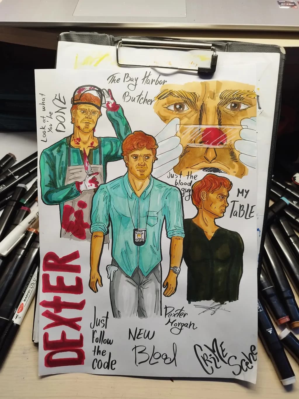 Dexter: The Art of the Bay Harbor Butcher - A Graphic Exploration of Crime and Morality