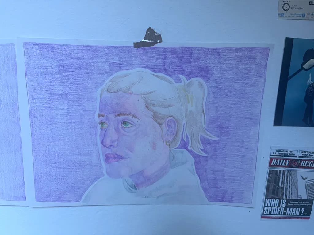 Whispers of Color: A Portrait of Expression and Emotion