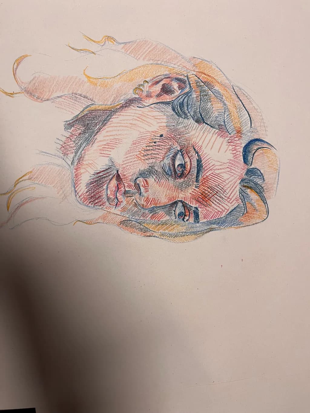 Whispers of Color: A Portrait in Pastel Hues