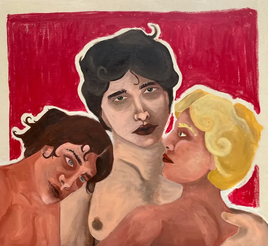 Embracing Shadows: A Portrait of Intimacy and Identity