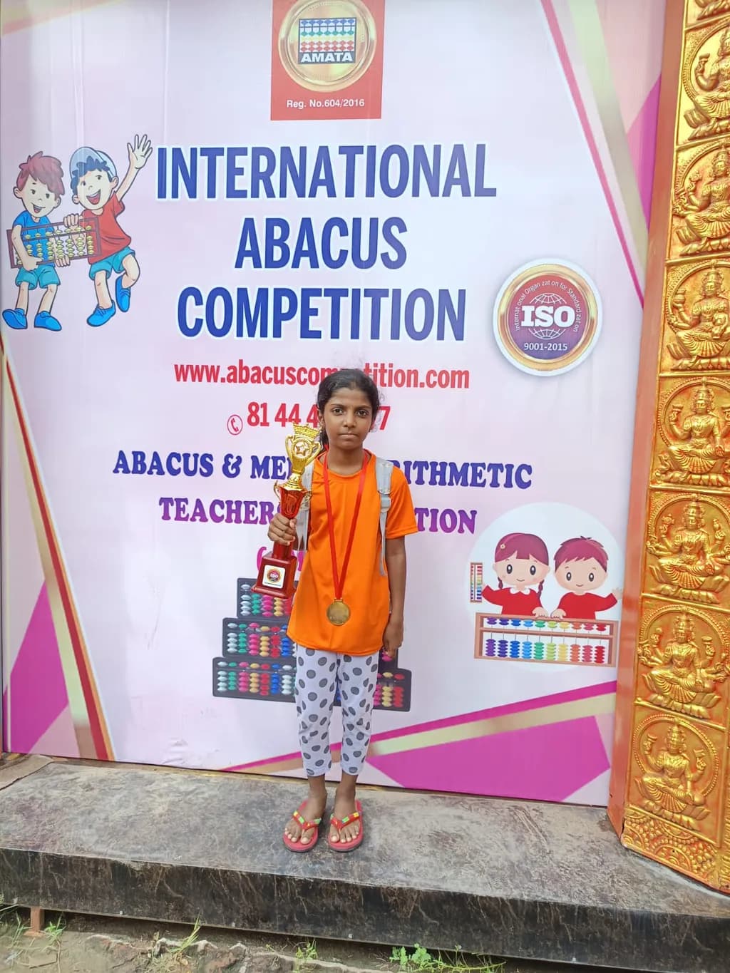 Celebrating Young Minds: Champion of the International Abacus Competition