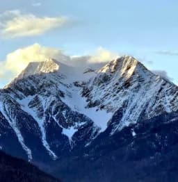 McDonald Peak in the Mission Mountains Montana