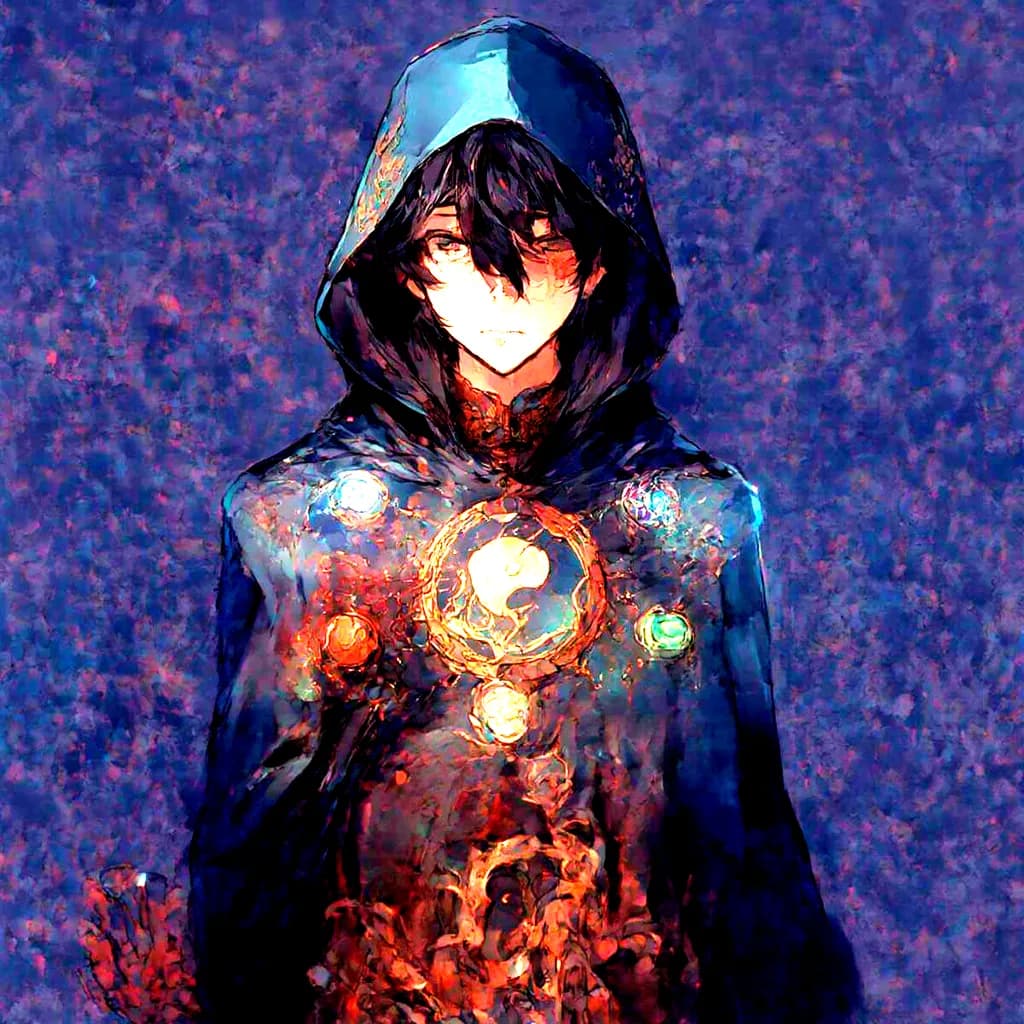 Mystical Guardian: The Enigmatic Figure in the Cloak of Secrets