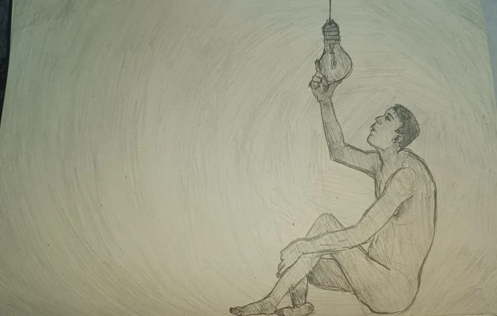 Illuminated Solitude: A Contemplative Journey Through Light and Shadow
