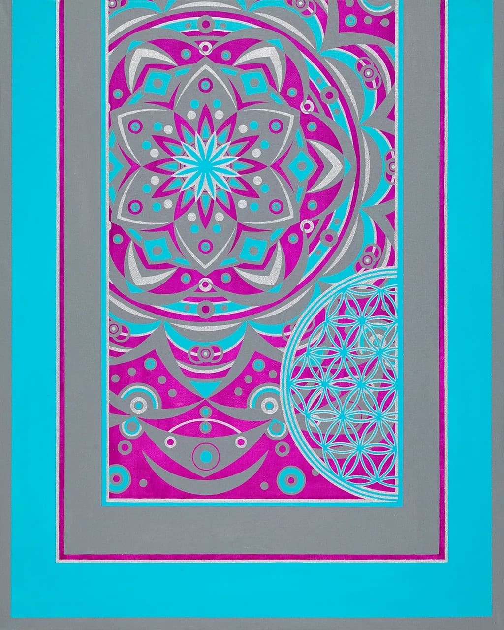 Vibrant Harmony: A Mandala of Color and Balance