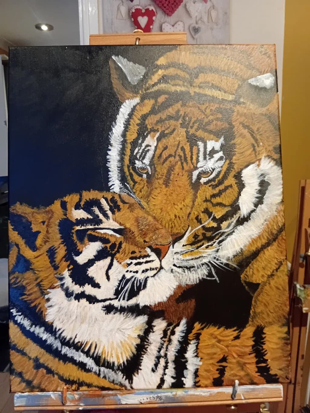 Whispers of the Wild: A Tender Embrace Between Two Majestic Tigers