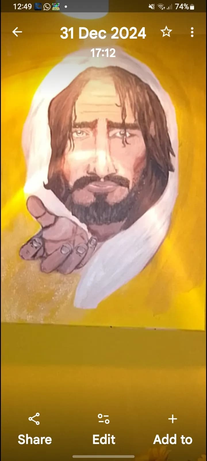 Divine Embrace: A Contemporary Portrait of Faith and Connection