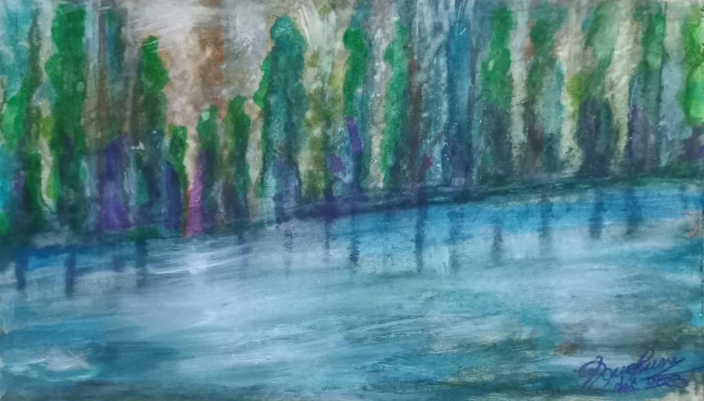Whispers of Serenity: A Tranquil Reflection in Nature's Embrace