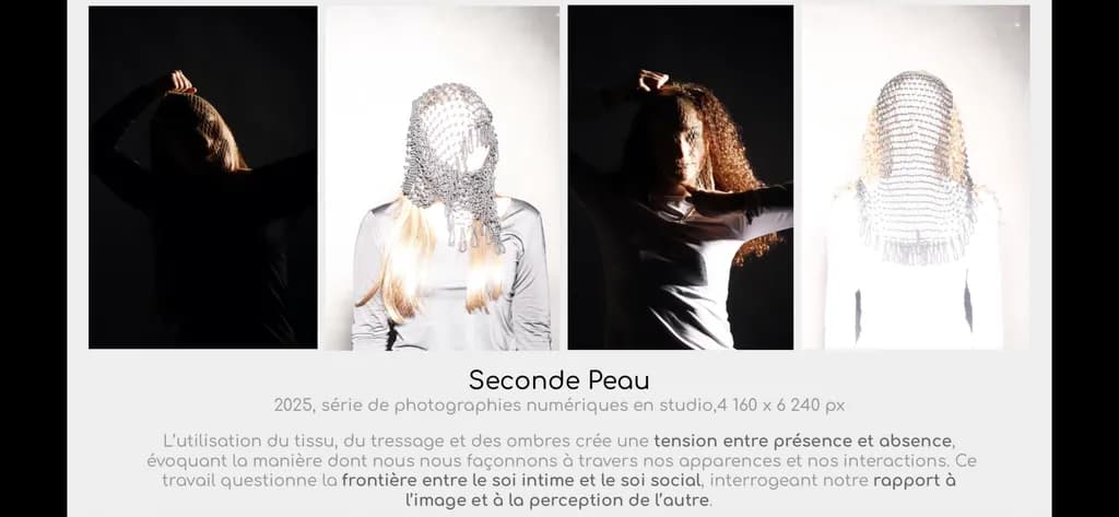 Veils of Identity: Exploring Presence and Absence Through Fabric and Shadow