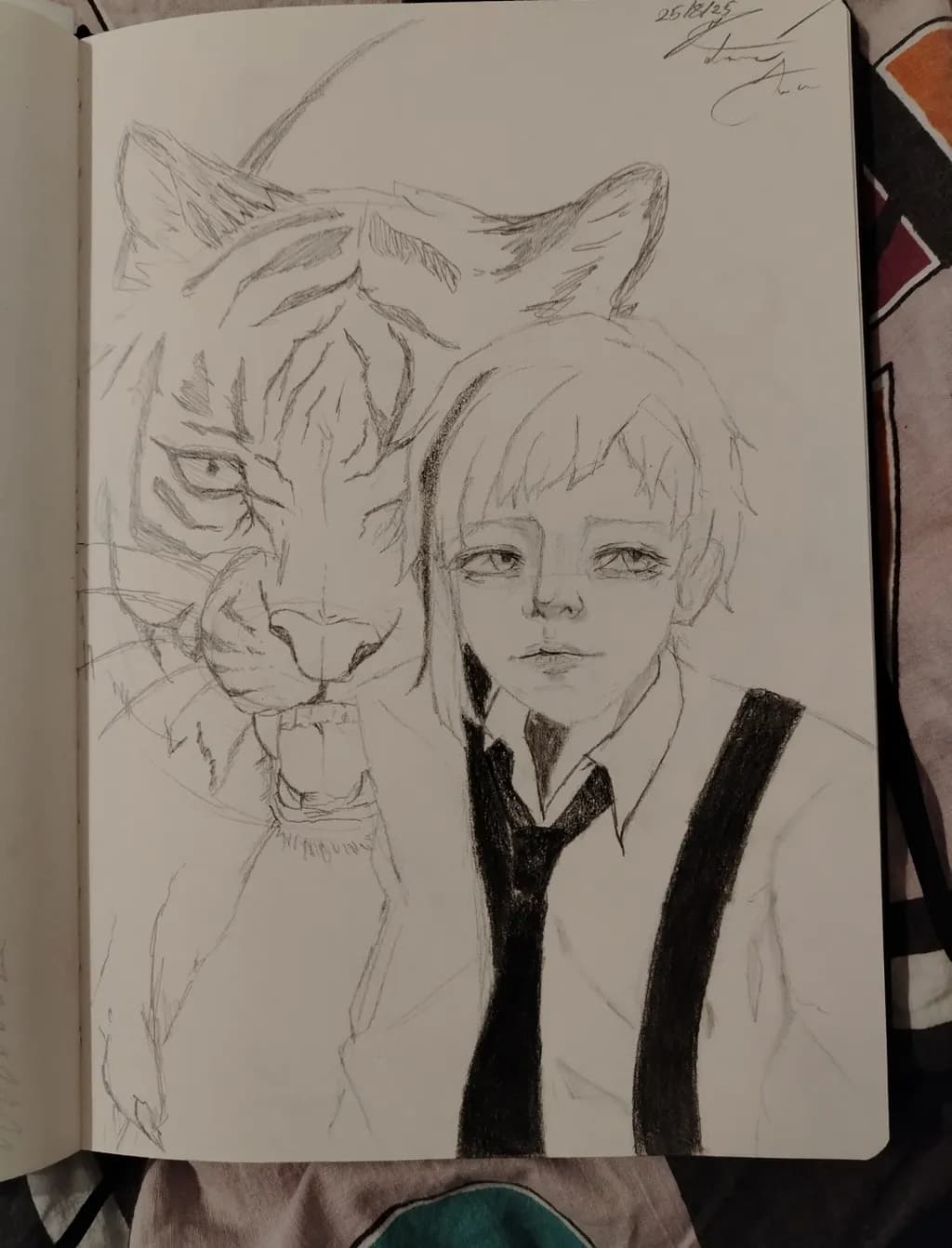 Whispers of Wildness: A Boy and His Tiger Companion