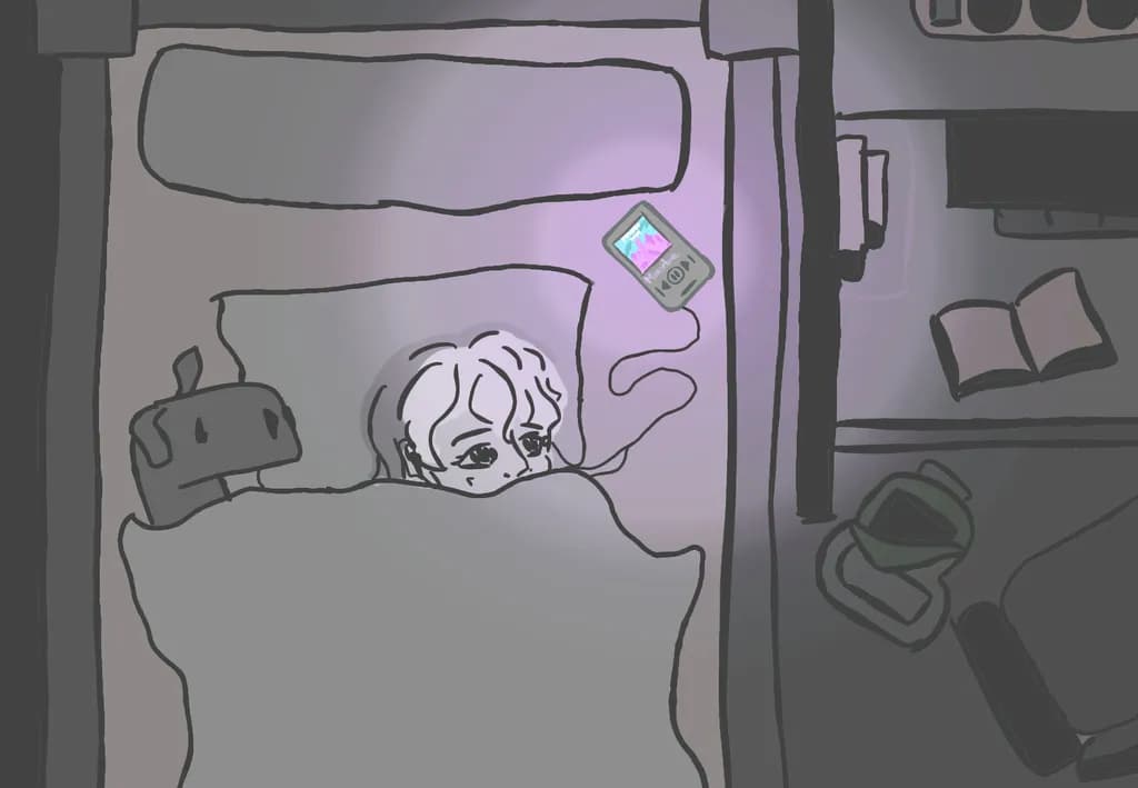 Whispers of Solitude: A Cozy Nighttime Retreat in the Digital Age