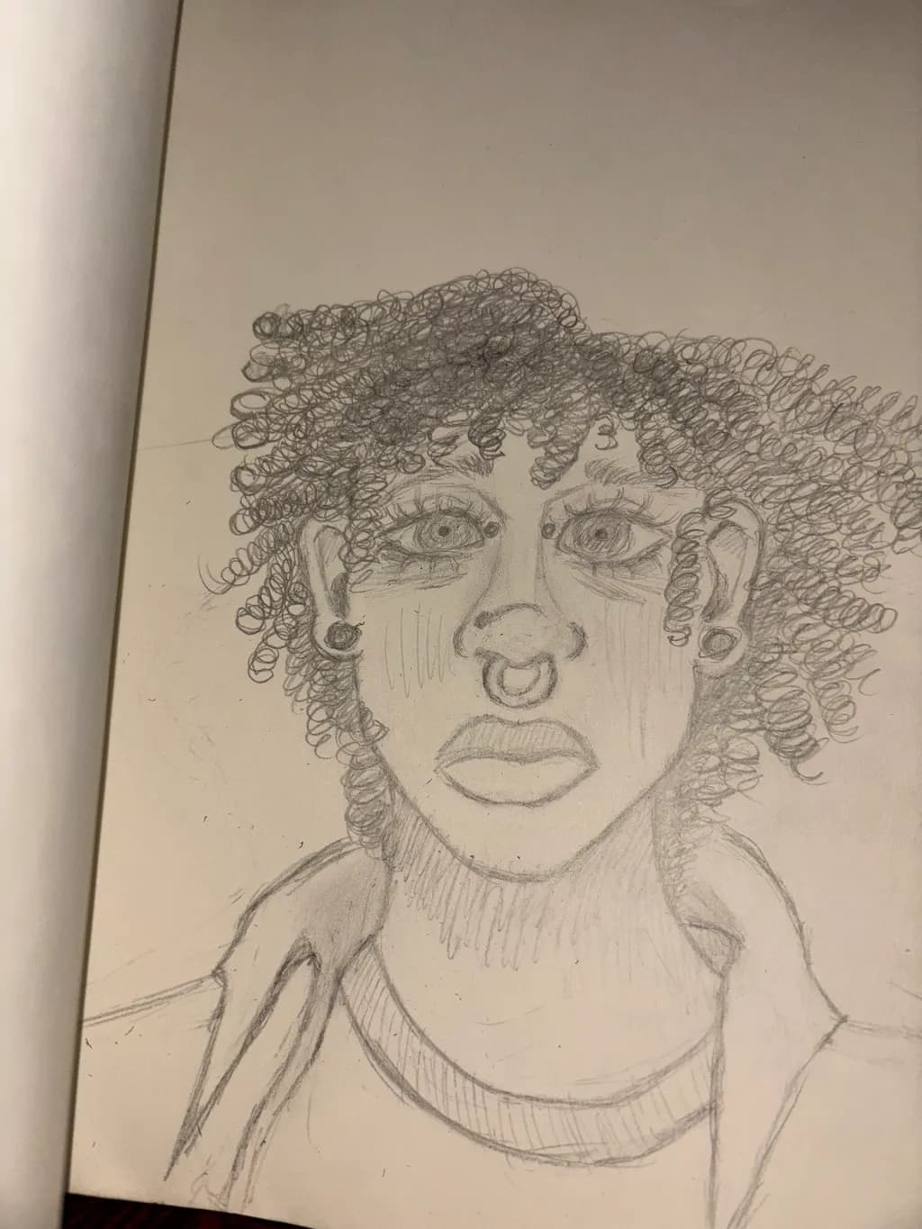 Curly Portrait