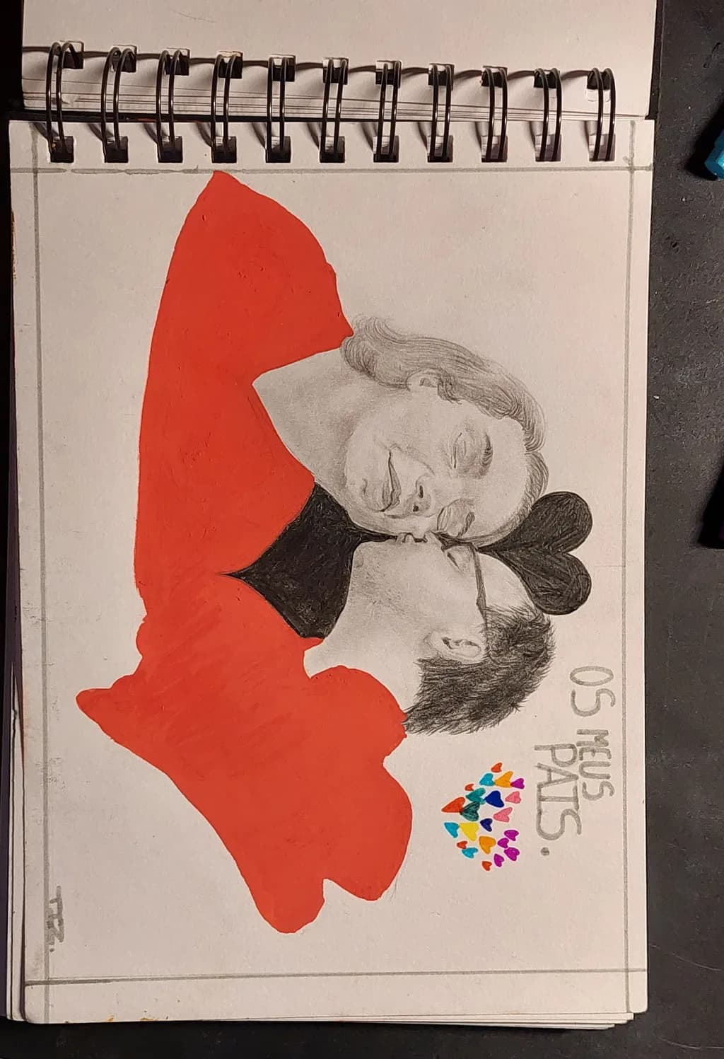 Embracing Love: A Colorful Tribute to Family Bonds