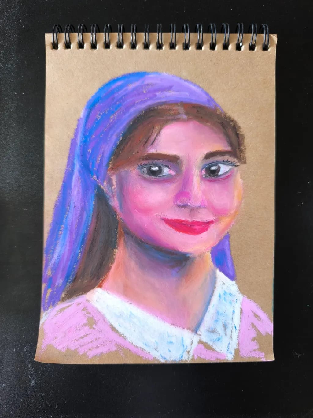 Whispers of Color: A Portrait in Pastel Hues