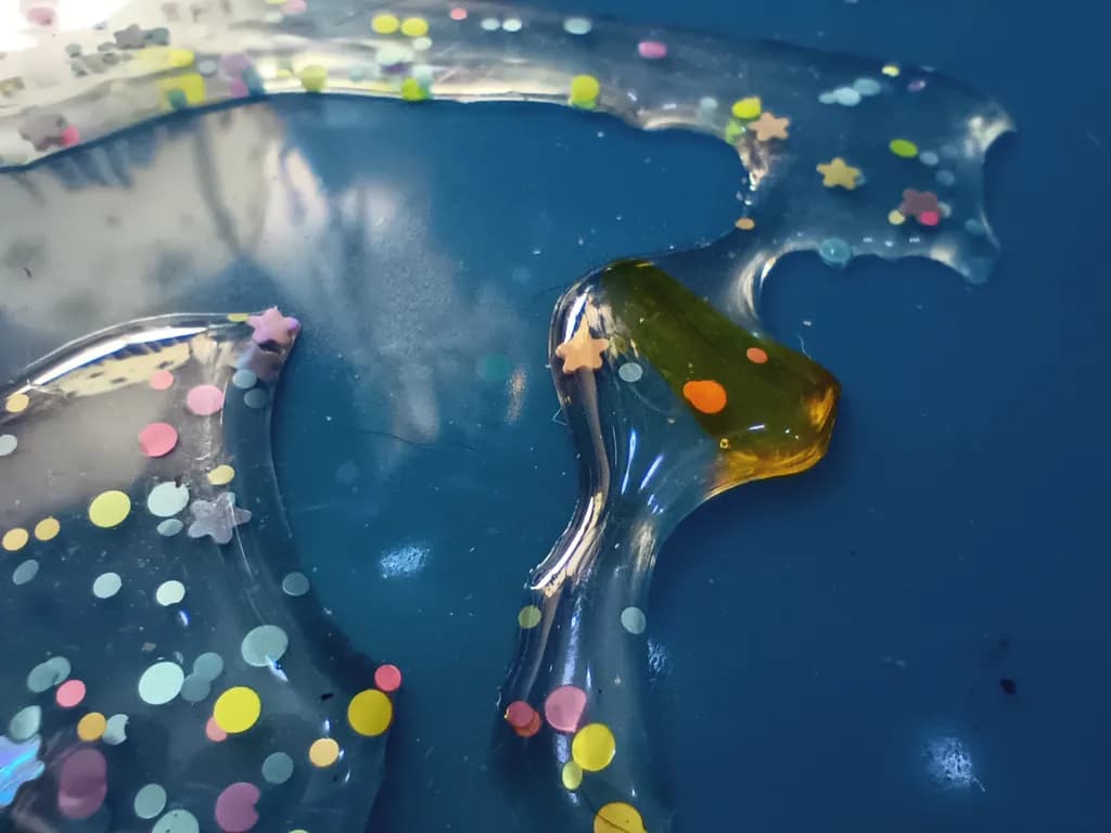Whimsical Dreams: A Colorful Journey Through Glitter and Light