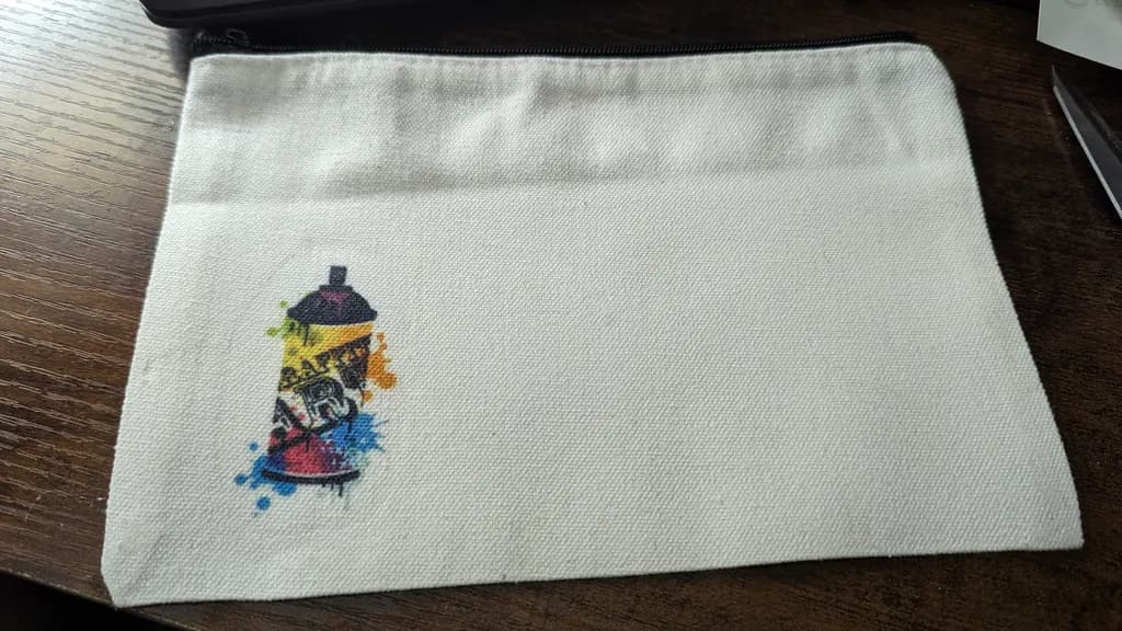 Colorful Graffiti Spray Can Pouch: A Canvas for Creativity and Expression