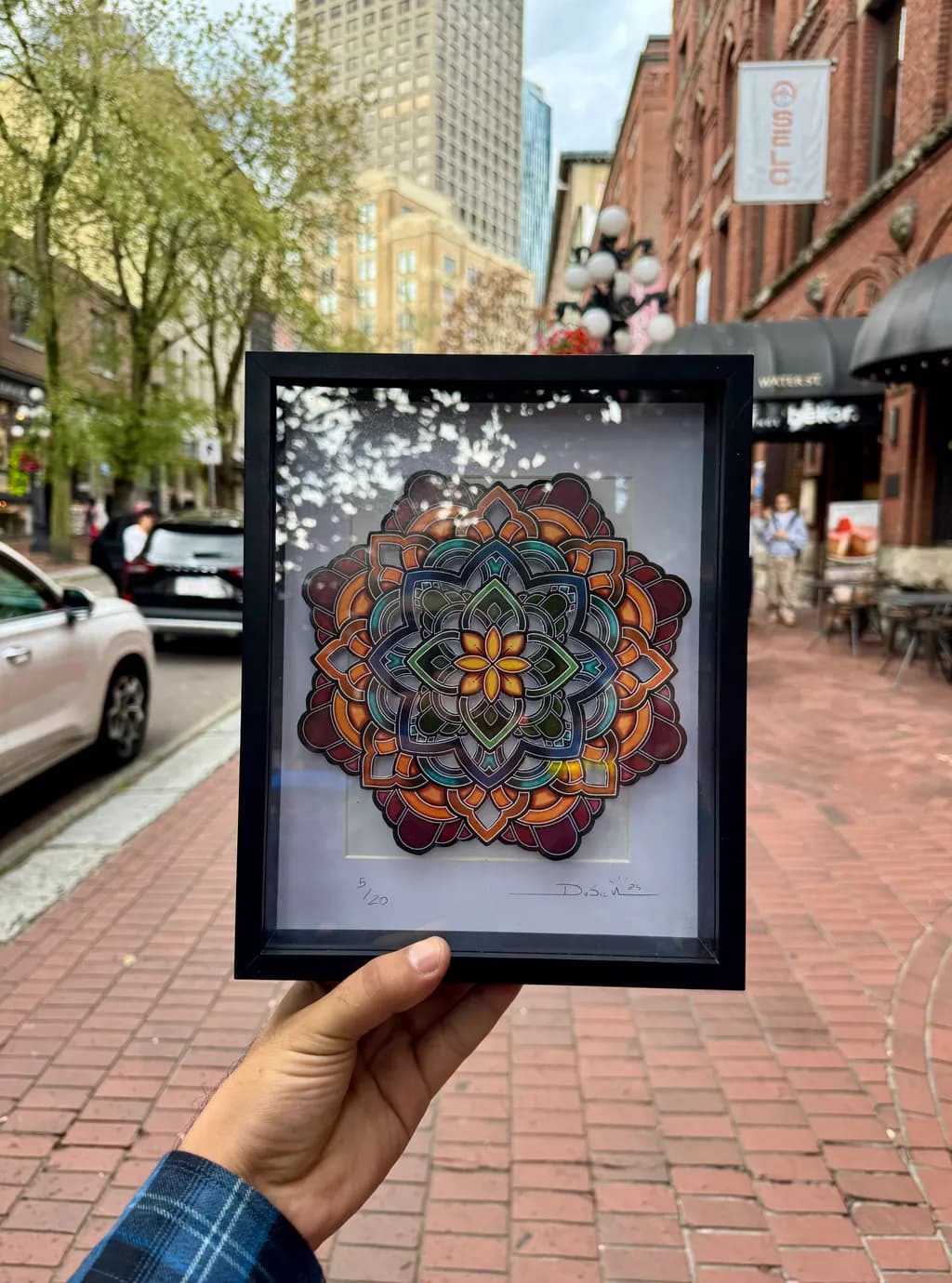 Vibrant Mandala: A Journey Through Color and Form