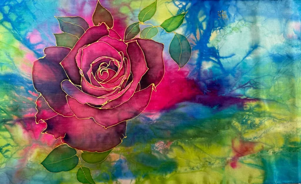 Vibrant Rose Symphony: A Dance of Color and Nature
