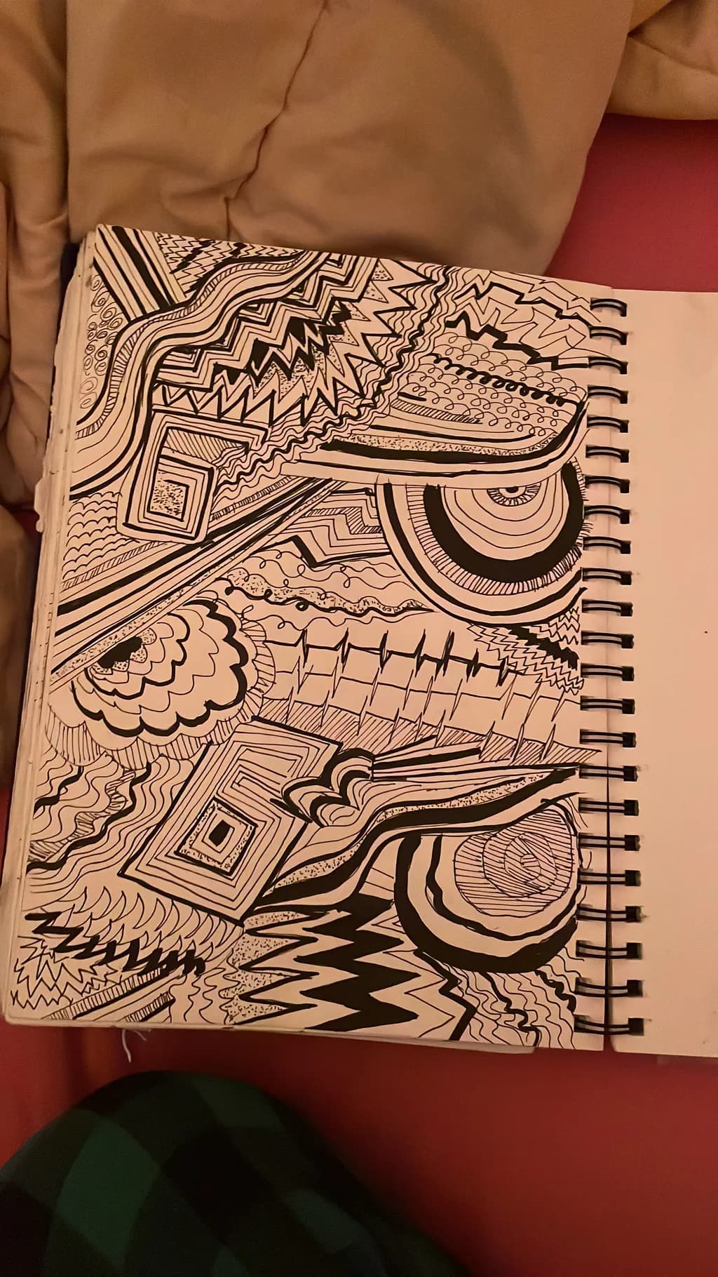 Intricate Whispers: A Journey Through Abstract Lines and Shapes