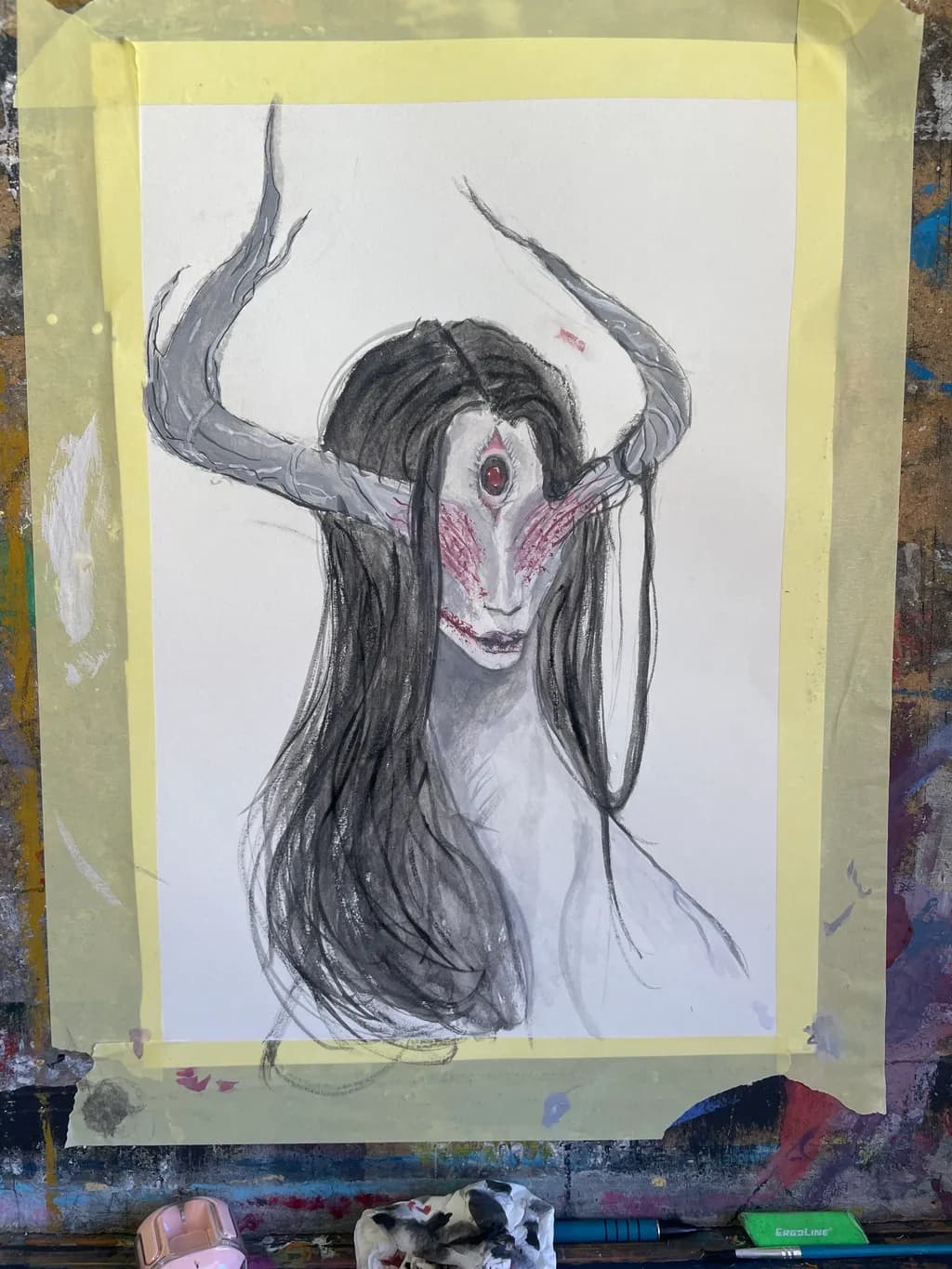 Ethereal Guardian: A Mythical Portrait of the Supernatural Realm