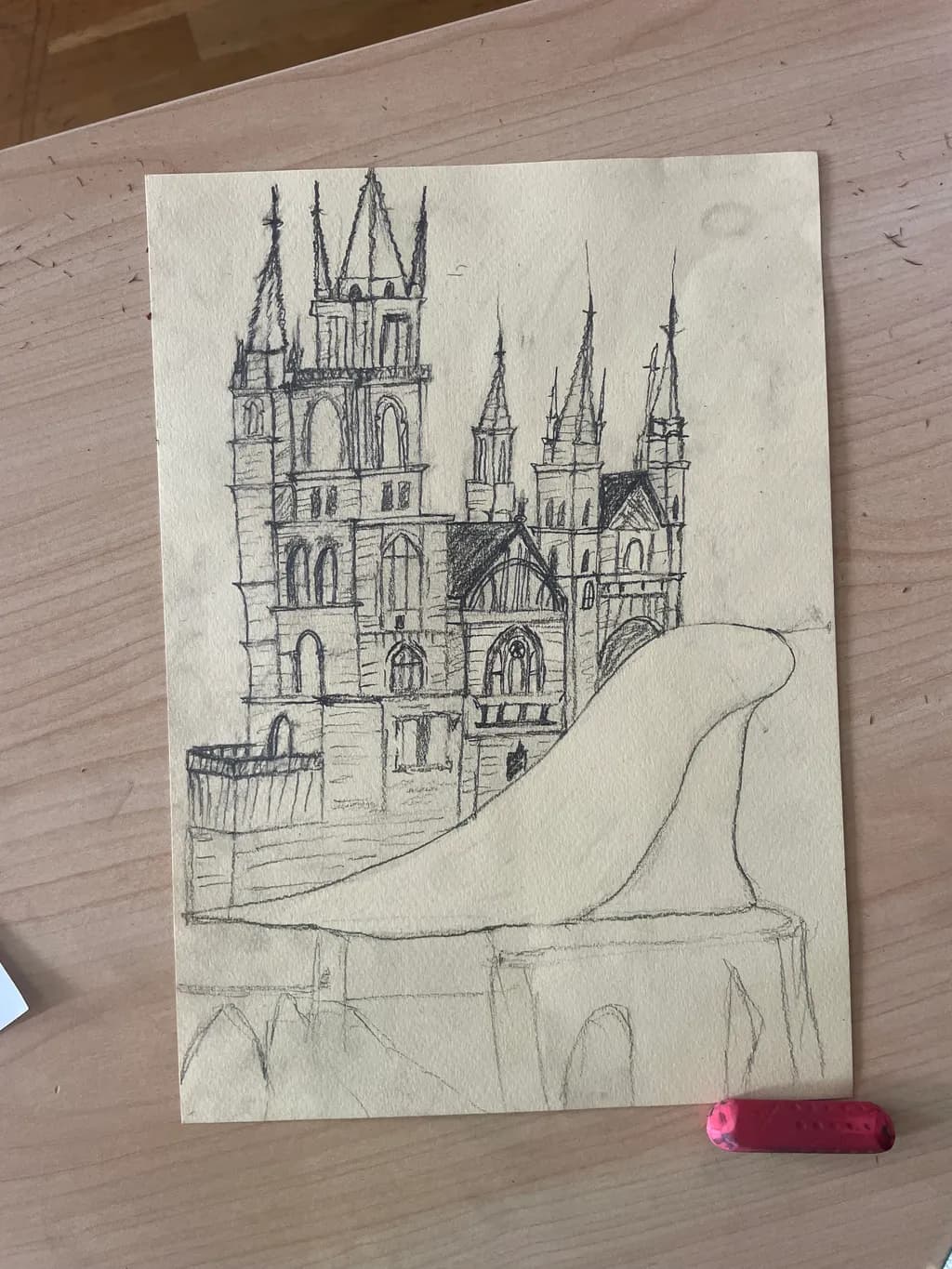Whispers of Time: A Sketch of Enchanted Architecture and Dreamlike Castles