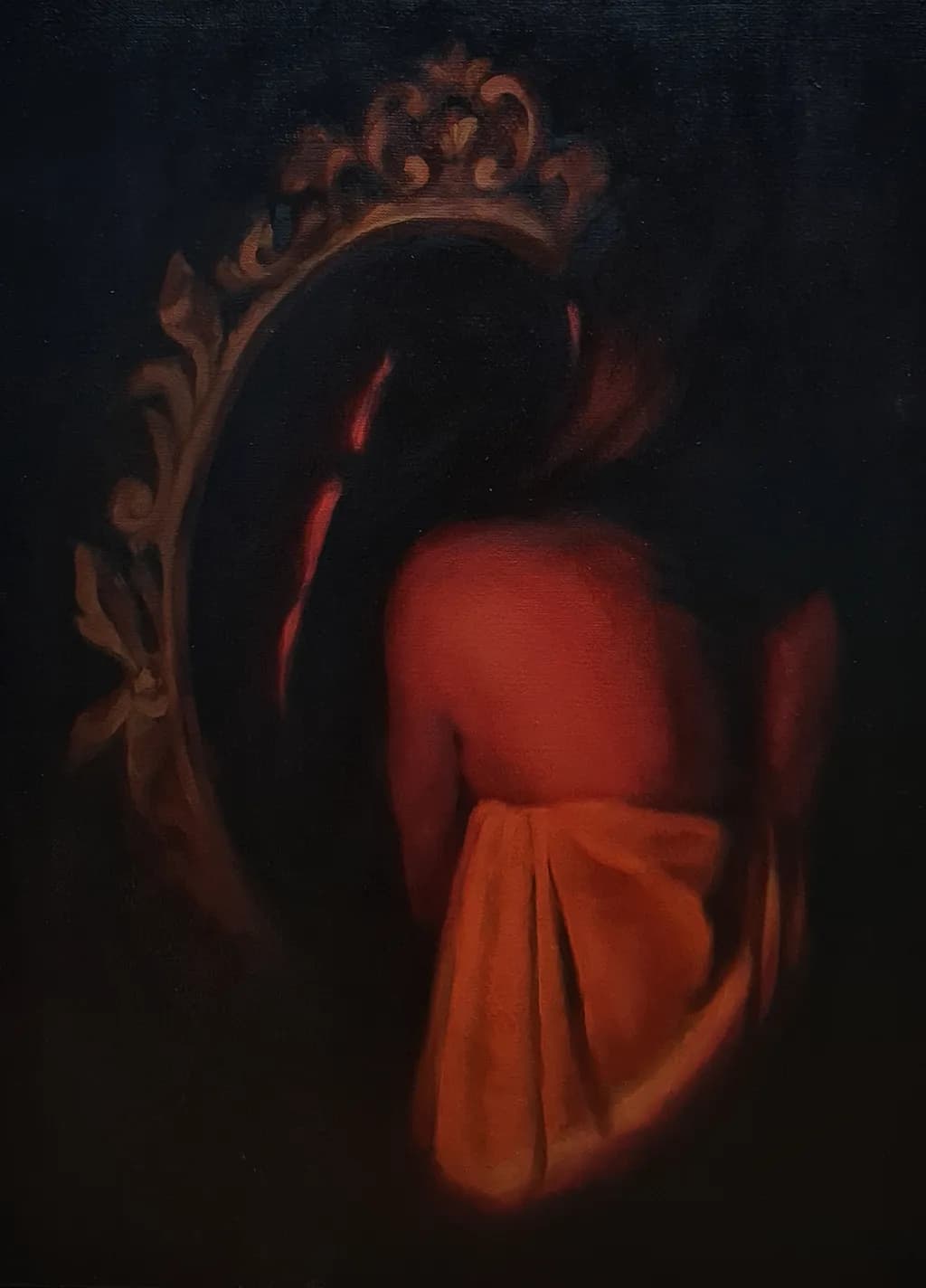 Reflections of Serenity: Embracing Shadows and Emotion in Artistry