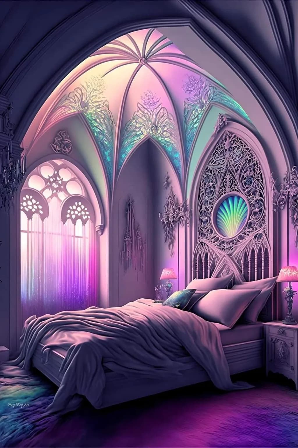 Whispers of Enchantment: A Dreamy Sanctuary in Pastel Hues