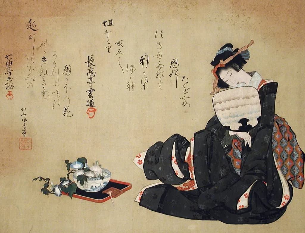 Whispers of Elegance: A Serene Portrait of Japanese Beauty and Tradition