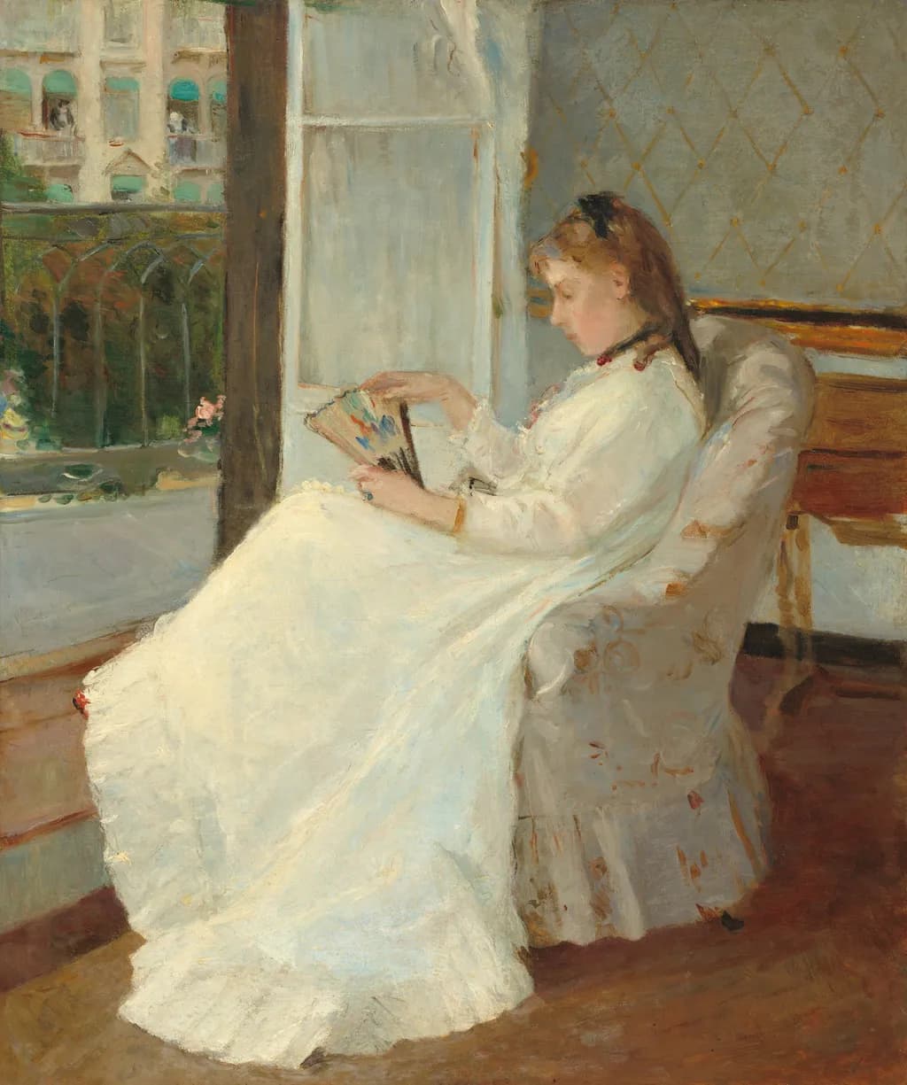 Whispers of Creativity: A Young Artist's Reverie by the Window