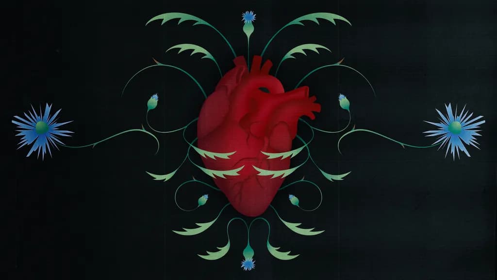 Heart of Nature: A Vibrant Fusion of Life and Emotion