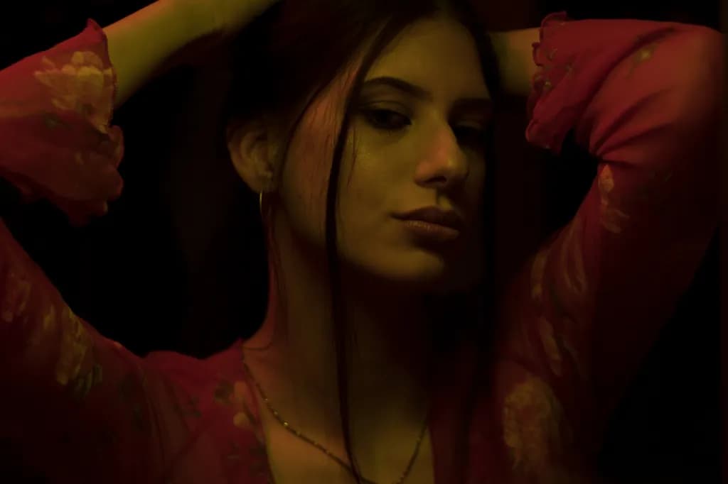 Whispers of Elegance: A Portrait in Shadows and Light