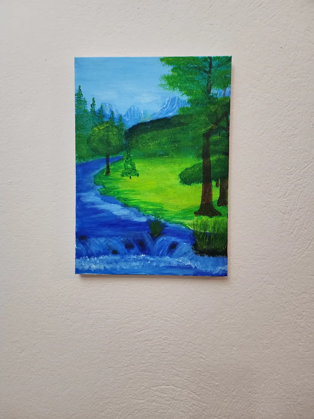 Serenity by the Stream: A Tranquil Landscape of Nature's Beauty