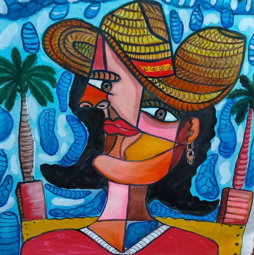 Vibrant Identity: A Colorful Portrait of Culture and Nature