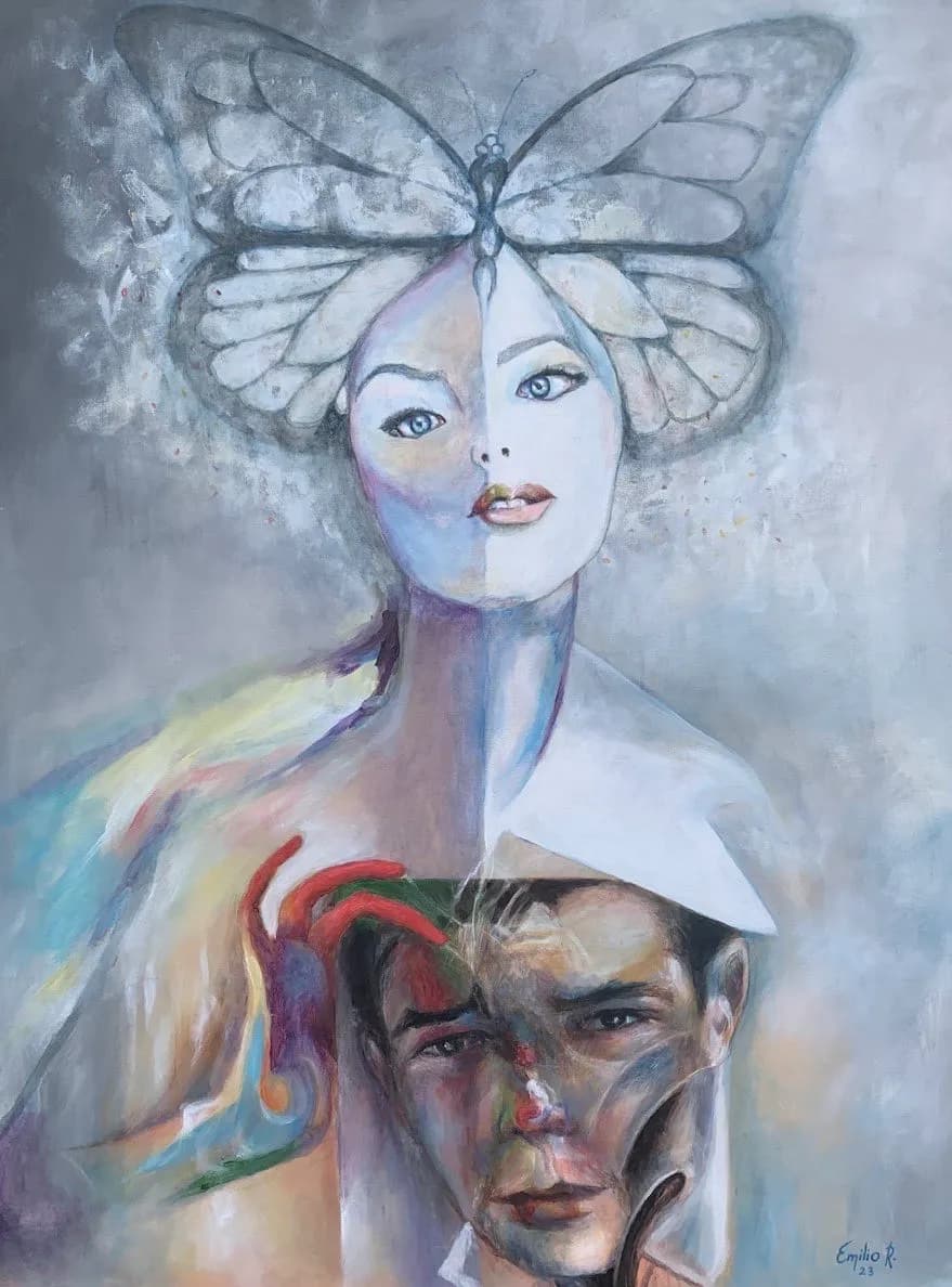 Whispers of Transformation: A Surreal Journey Through Emotion and Beauty