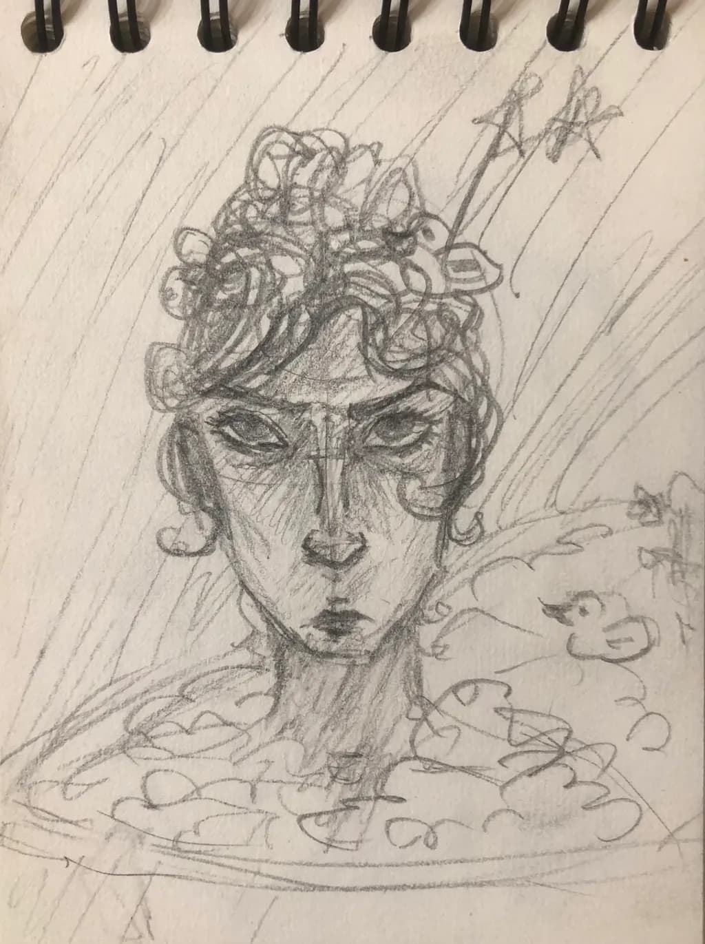 Emotional Echoes: An Abstract Portrait of Inner Turmoil