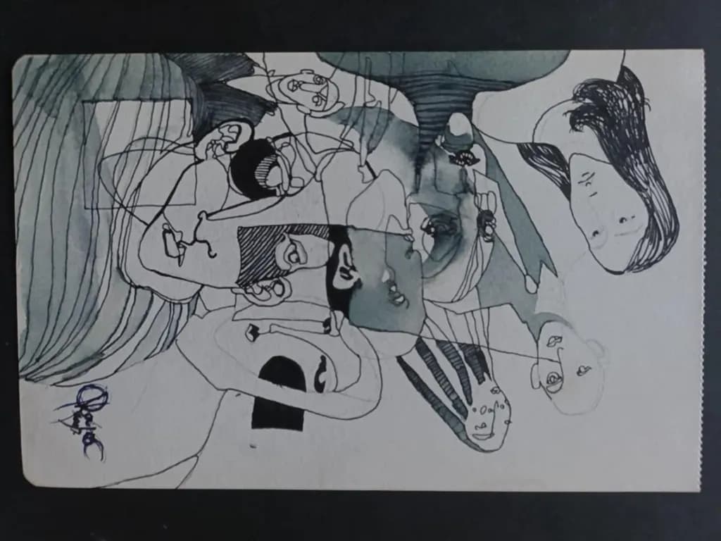Whispers of the Unseen: A Journey Through Abstract Faces and Emotions