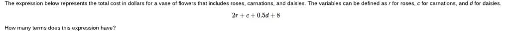 Floral Cost Expression