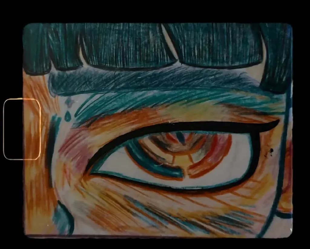 Vibrant Gaze: A Colorful Exploration of Emotion and Perception