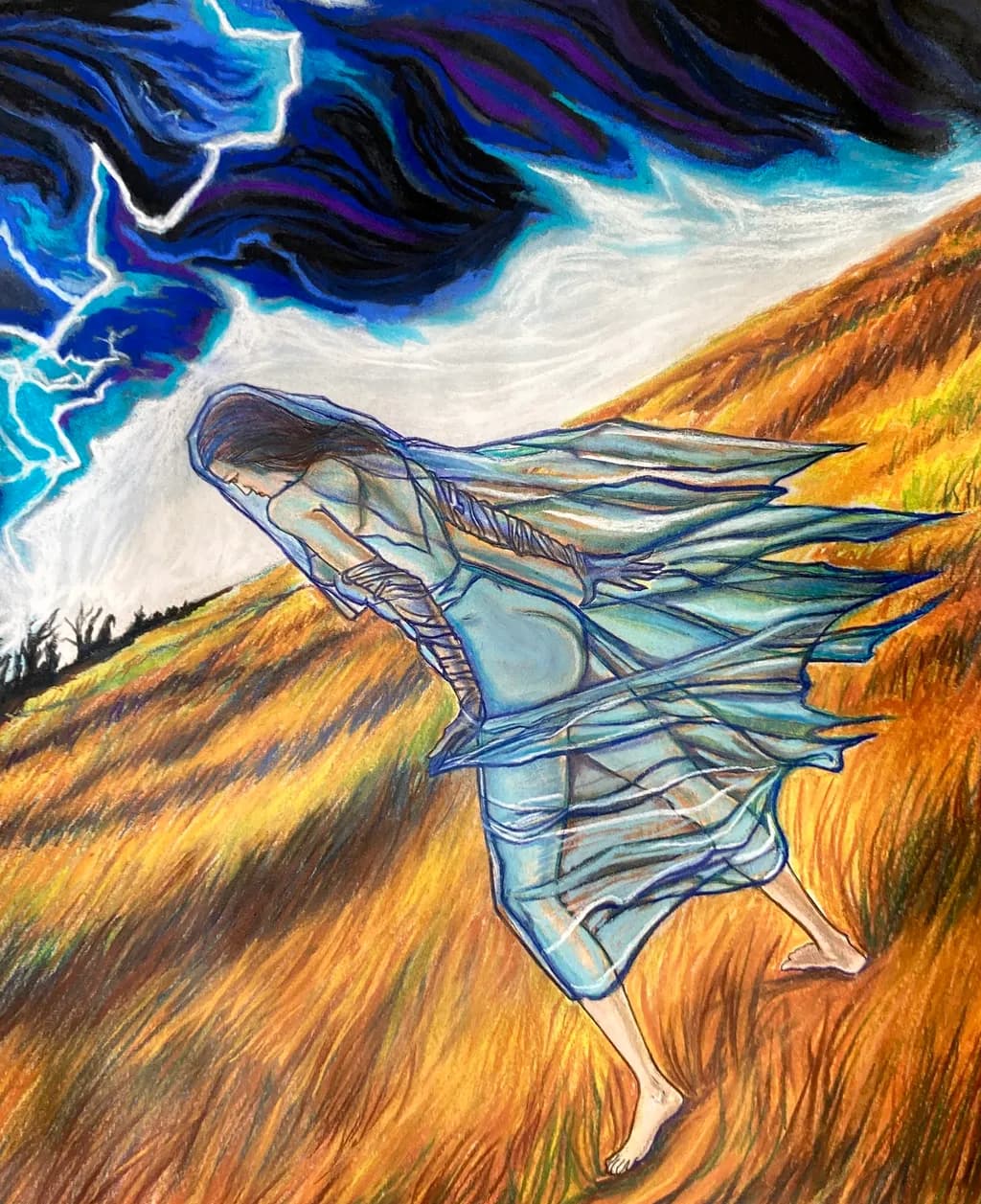 Whispers of the Storm: A Dance Between Light and Shadow