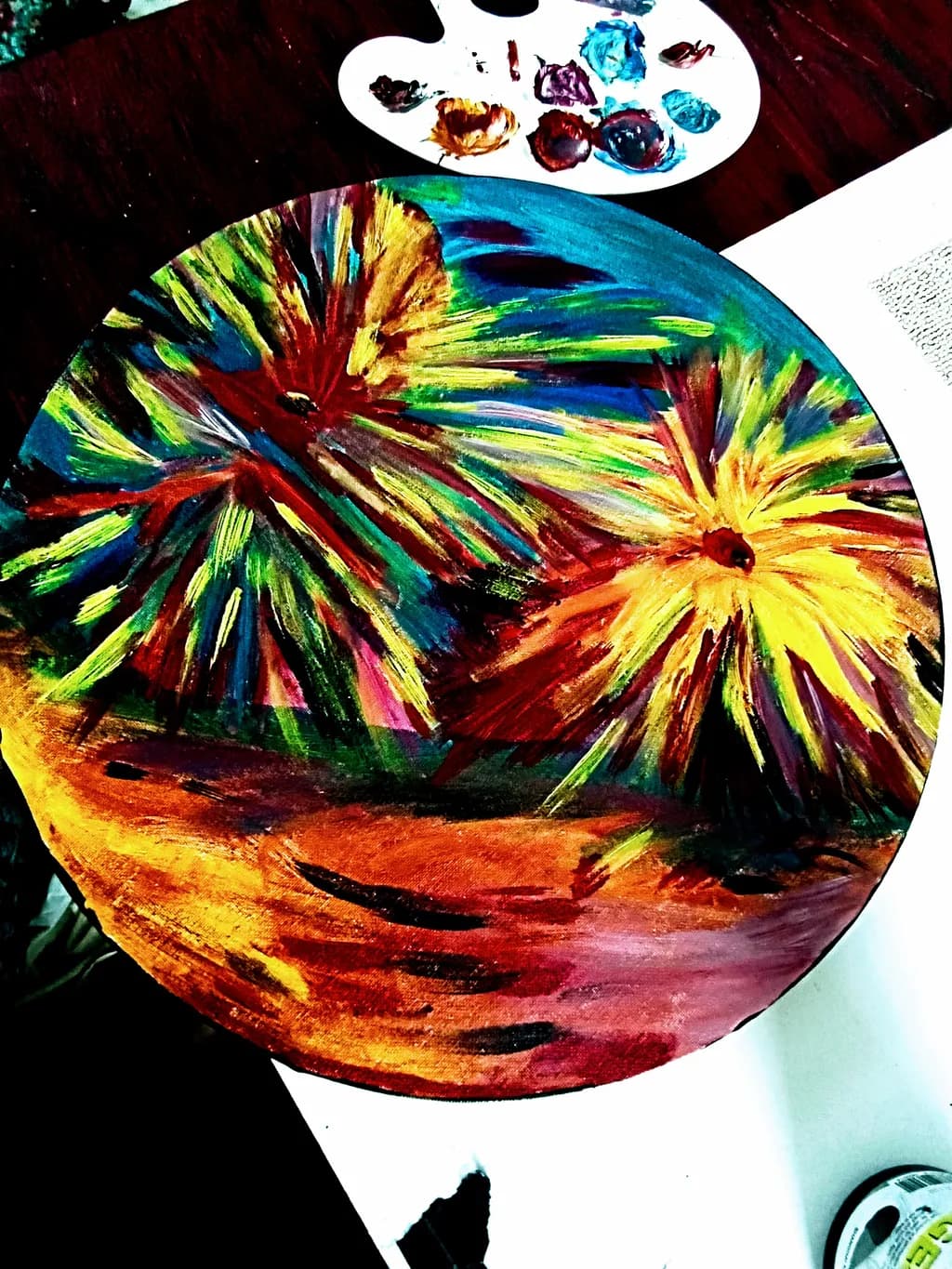 Vibrant Explosions: A Colorful Celebration of Light and Energy