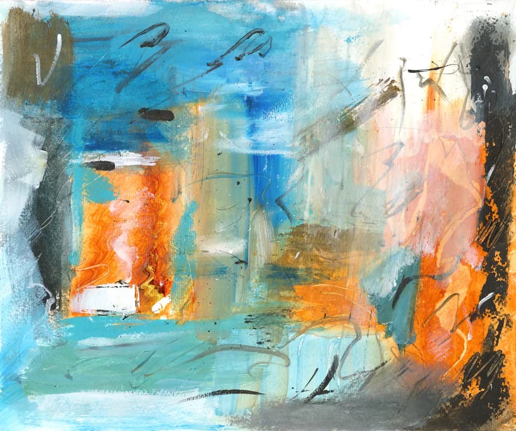 Vibrant Harmony: An Abstract Dance of Color and Emotion